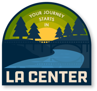 Just North – LaCenter Badge