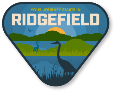 Just North – Ridgefield Badge