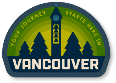 Just North – Vancouver Badge